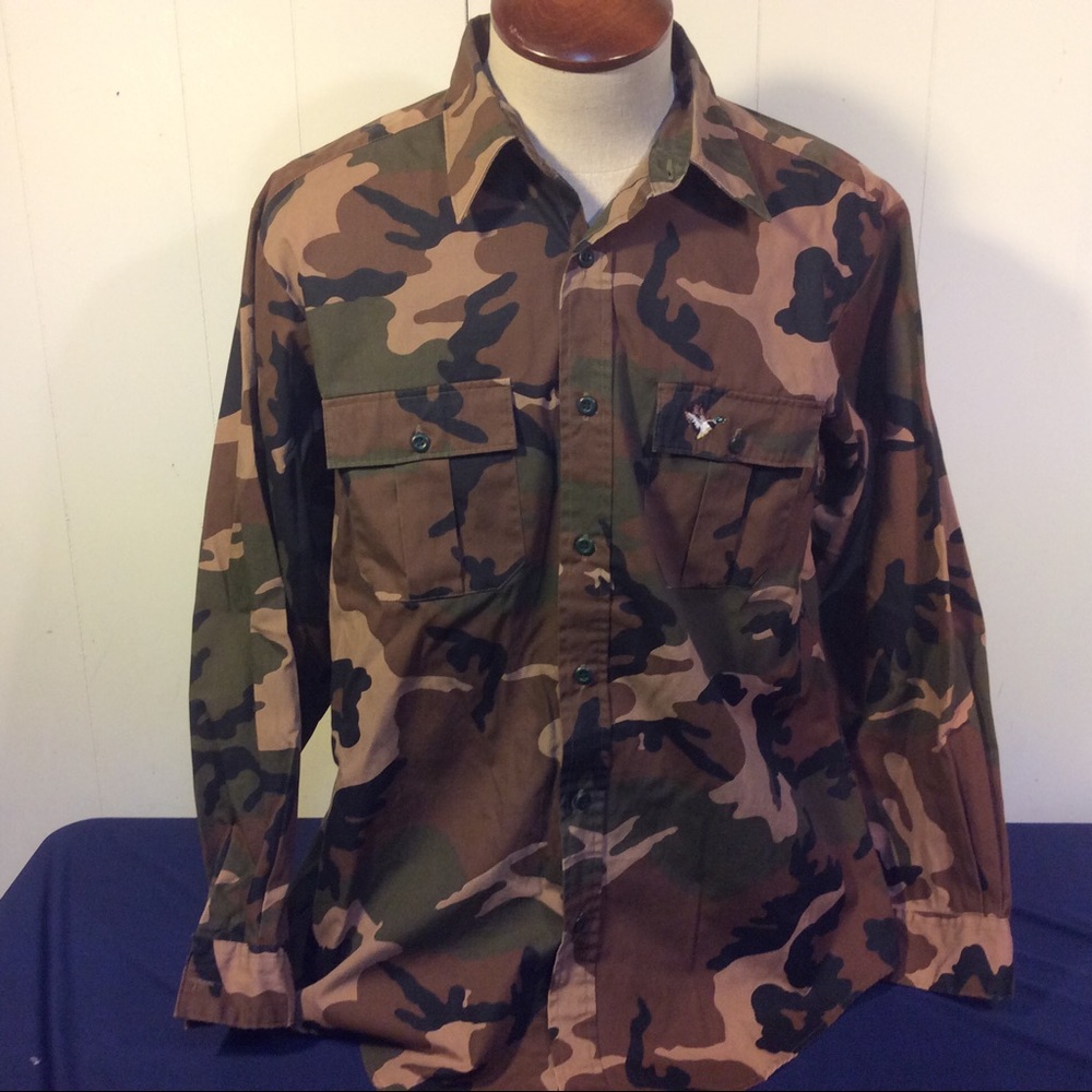 Winchester Camouflage mens Duck hunting shirt size large